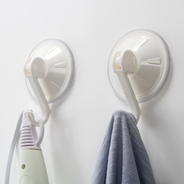 2-pack krokar med sugpropp - Sugproppskrok - Hängare - Upp till