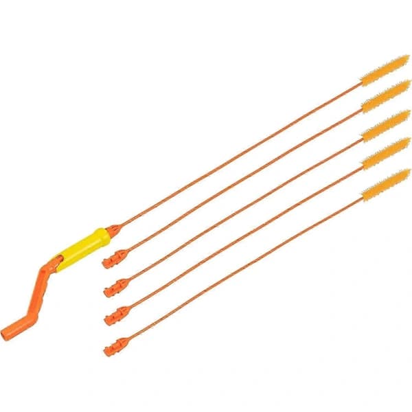Drain Weasel Drain Cleaner - 65 cm - Hair Removal Tool for Drains with Rotating Handle & 3