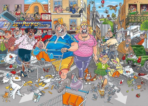Original 46 Middle Aisle Madness! Pussel (1000 Bitar) (FMY) 1000 Bitar 1000 Pieces