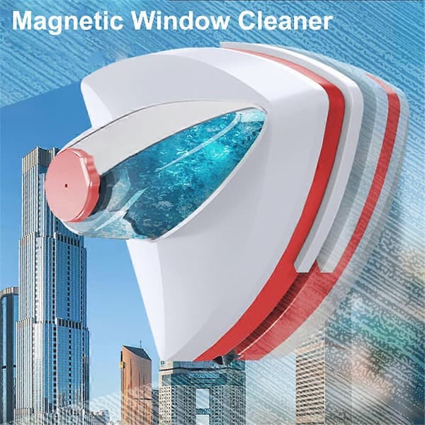 Double-sided Magnetic Window Cleaner Automatic Drainage Scraper Glass Window Washer Household Cleaning Tool for Window Washing New 3-8mm 3-8mm