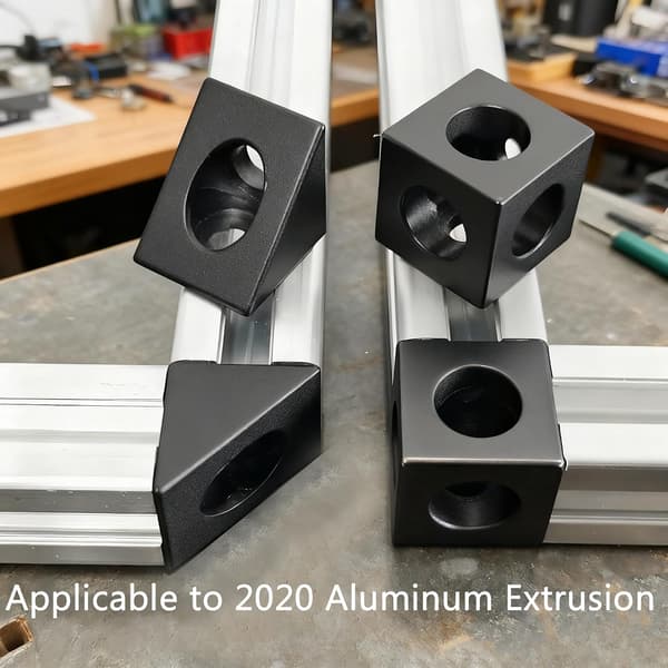 3-suuntainen kulmakiinnikekuutio Black 2020 Three-Way