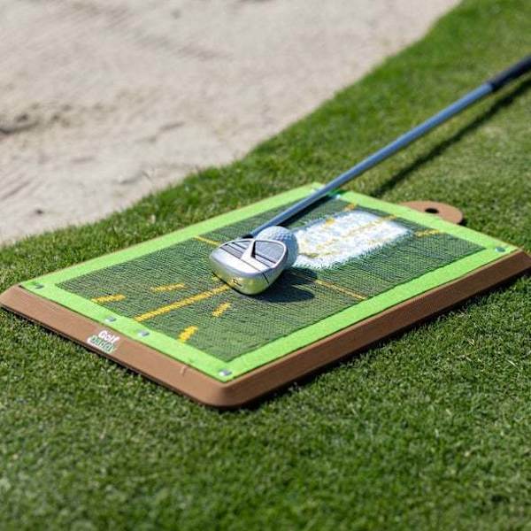Golf Training Mat for Swing Detection Impact Path Feedback Golf Practice Mats