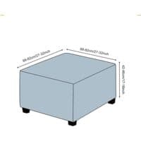Stretch Slipcovers, Square Spandex Fabric Slipcovers for Storage