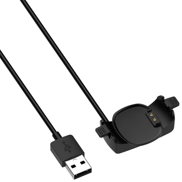 Opladerkabel til Disney-MagicBand Plus/MagicBand+ Sort (USB-A-interface), 100 cm lang, ABS+TPE-materiale, sikker og hurtig opladning