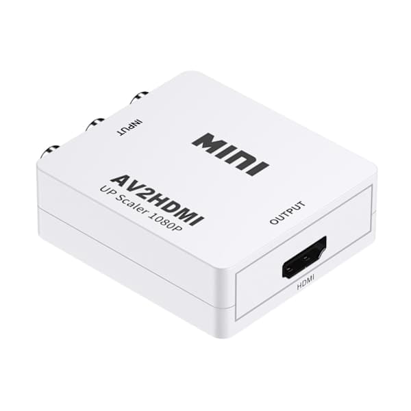 RCA (AV) til HDMI Adapter Hvid 66