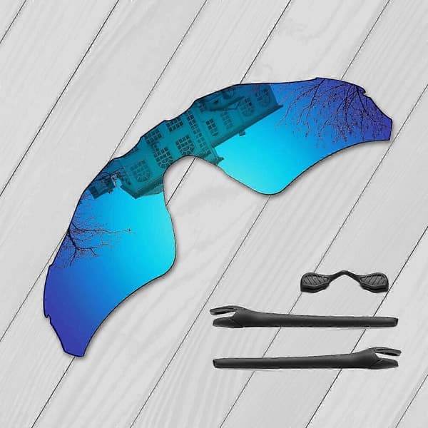Oakley Radar EV Path OO9208 vaihtolinssit ja nenätyynysarja Ice Blue-Polarized Ice Blue-Polarized