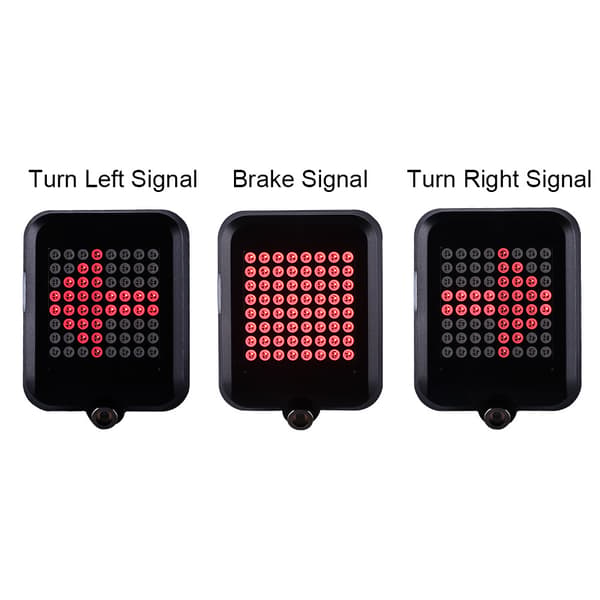 Cykellampe intelligent sensing styring bremse laser baglygte