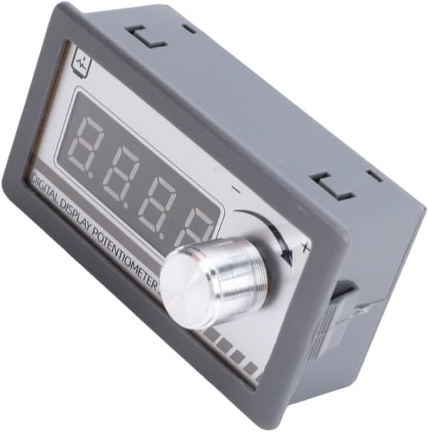 Potentiometer, 10KΩ Modstand 4-cifret skærm Hastighed & Grå (20K) - 20K Digital Display Variabel med til Controller Inverter, Programmerbar, ABS 20K