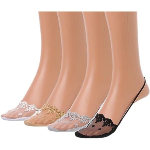 Slingback-strumpor för dam, grå tåstrumpor, sommar utomhus