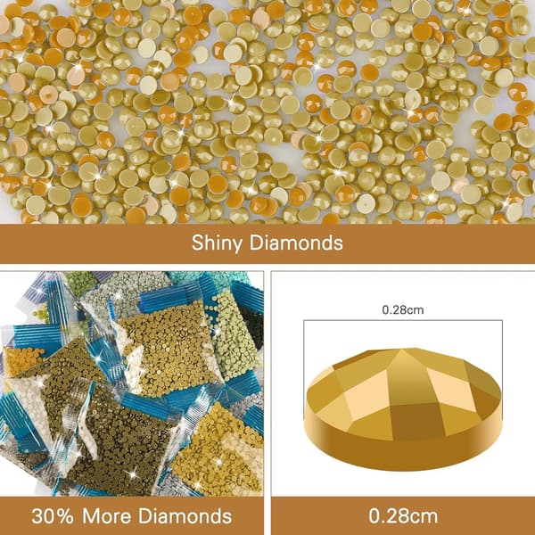 5D Diamantmaling for voksne, Interessante dyr som leser N