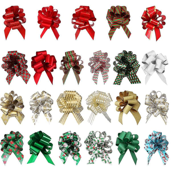 Julstrumpa Fyllning Julklappsband Julklappar Rosetter Julfestgåvor Presentknut Ri