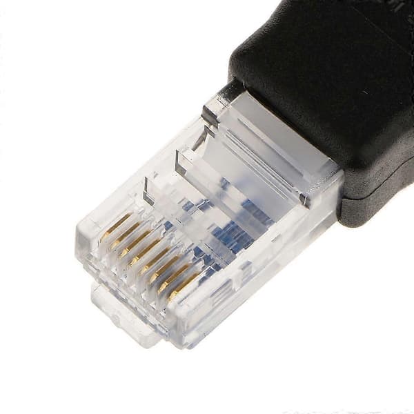 RJ45 Uros–USB A Naaras -sovitinliitin LAN-verkon Ethernet-reitittimen liitin