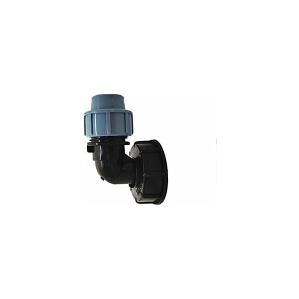 IBC Tank Adapter S60X6 Slangekobling for IBC Vanntank 25mm Utløpsbue
