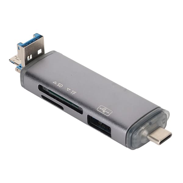 Kortleser USB C Micro USB OTG 5Gbps Ultra Slim Plug and Play for Telefon PC Laptop