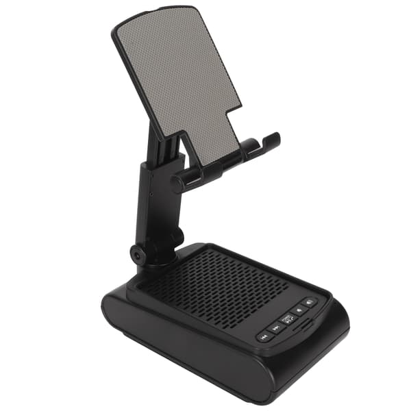 F25 Mobile Phone Stand Wireless Speaker Non-slip Foldable Adjustable Phone Holder Speaker with Charging Function for Mobile Phones Tablets