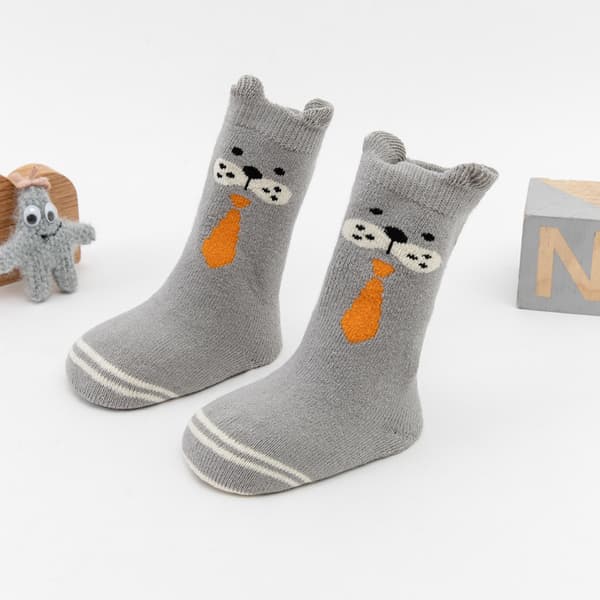Ultra-thick high children's socks (5-pack) baby blend,