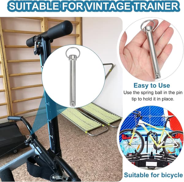 Quick Release Pins Bimini Top Pin Marine Hardware Kulstofstål Bådtilbehør Maskinfremstilling Dækhængsel 1/2\"x3.15\"