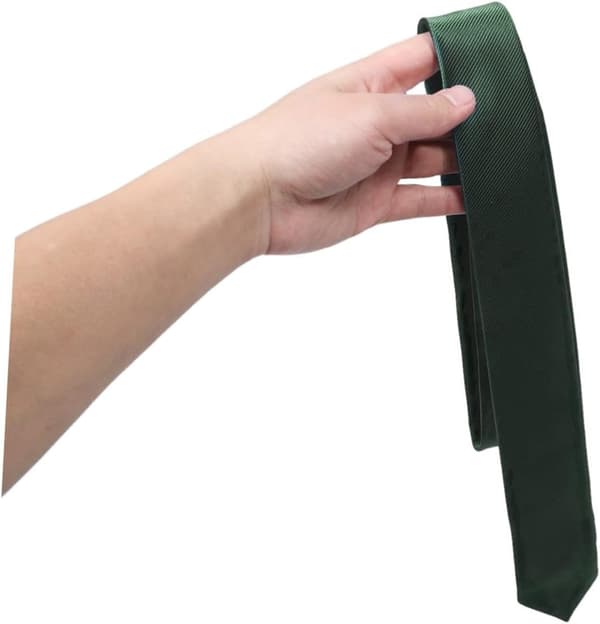 Polyester slips til mænd med god pasform og krølbestandige egenskaber, afslappet brug til julefester, minimalistisk design, moderne stil