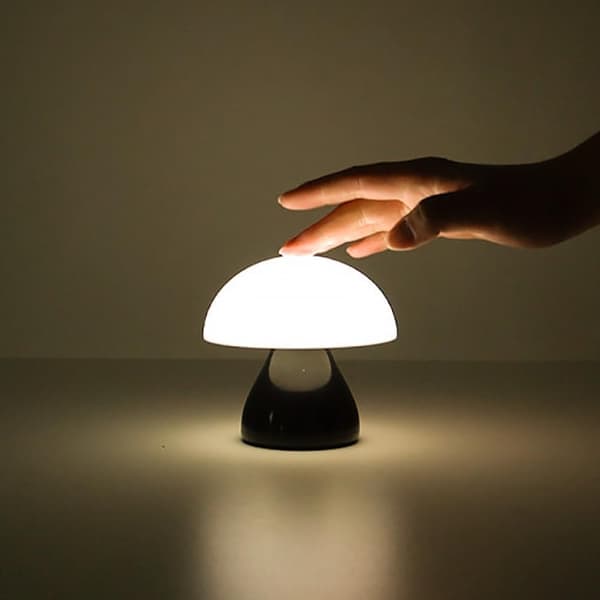 Sopp Nattlampe Soverom Nattbordslampe Bordlampe Varmhvit