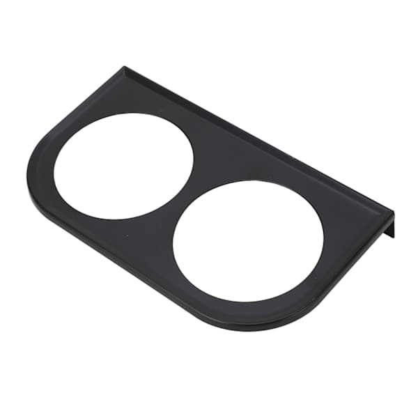 2-hullers målerpanelmåler 2-1/16 tommer 52MM Universal metal bilmåler montering instrumentbræt sort-FF-
