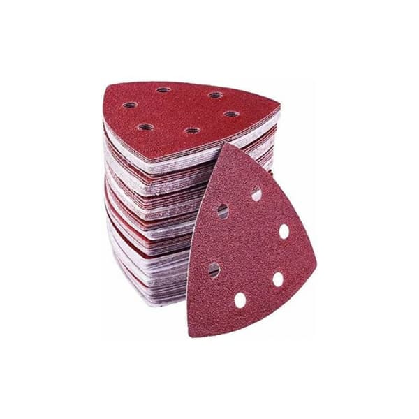 72 stk. deltaslibepuder - 6 huller - 90 x 90 x 90 mm - korn