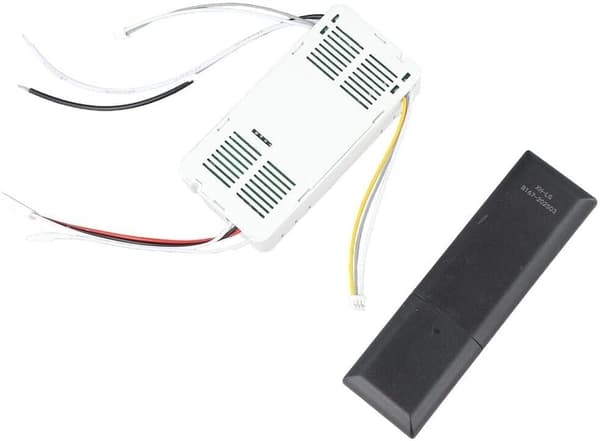 Ventilatorfjernbetjening 6-trins frekvensguidefunktion AC dæmpbar loftlysstyringssæt Variabel controller dæmpningsvind til 110V-265V modeller Hvid+Sort