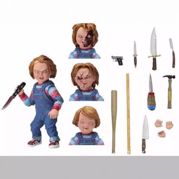 Ny Chucky Chucky kult Chucky Deluxe Edition Horror Dukke Figur Modell