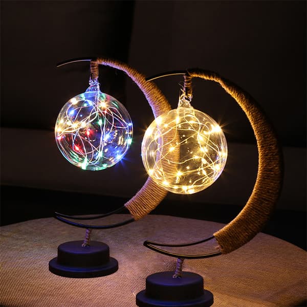 Warm Colors, Attractive Moonlight - Hanging Moonlight Night Light