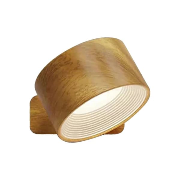 Rechargeable Wall Lamp with 360° Rotation - Battery-Powered LED Reading Light for Indoor Use [JUN] A