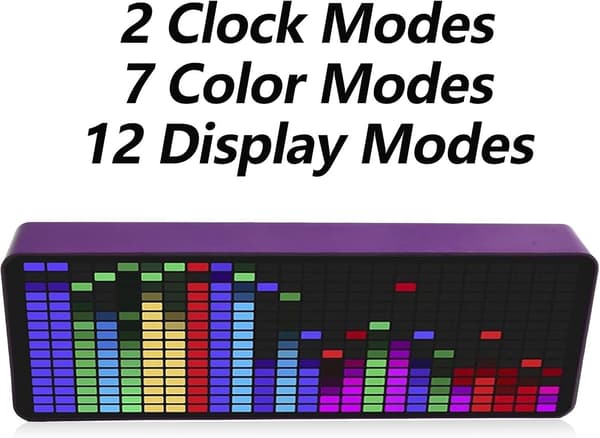 Musikbräda med USB och innovativ LED-visualisering, röststyrd funktionalitet