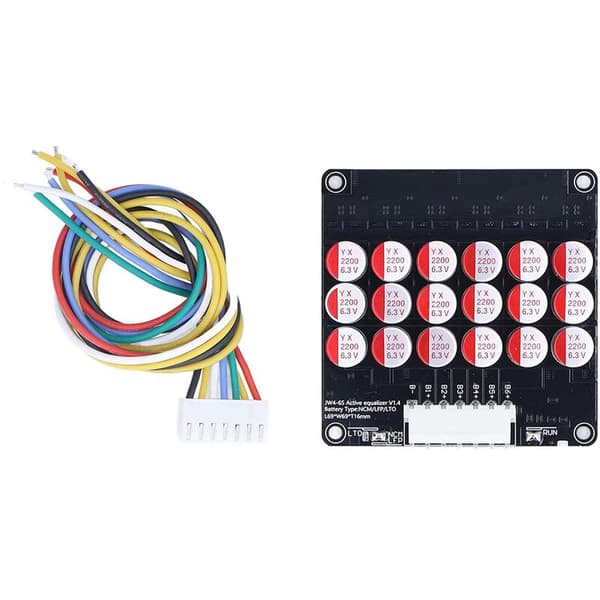 6S Lifepo4//LTO Aktiv Equalizer Balancer Batteri Energibalance Kondensator BMS-kort