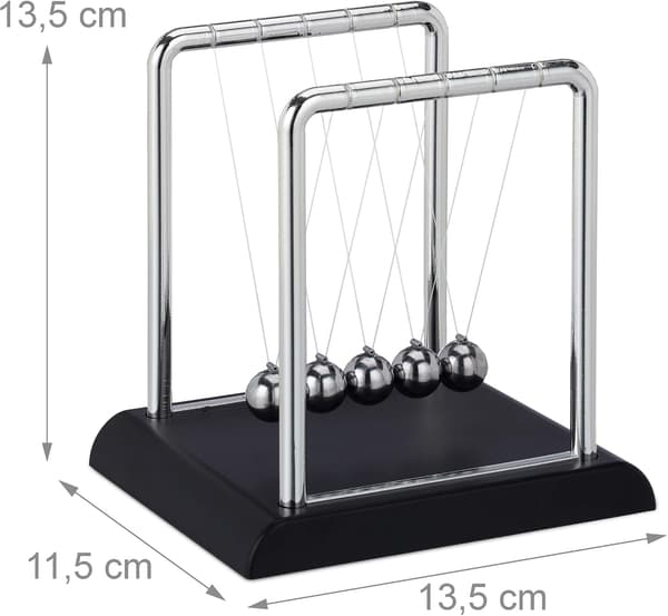 Newtons pendel (14 cm * 11,5 * 14,5 cm) Newtons pendel Newtons gynge