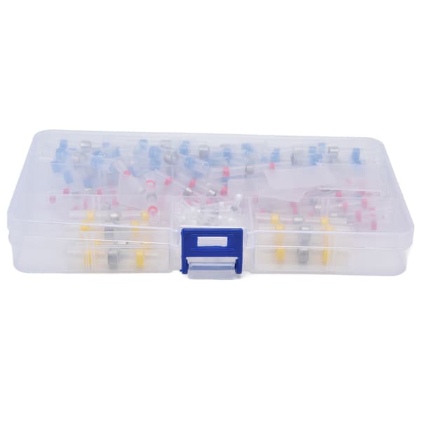120 Pcs Heat Shrink Connectors Waterproof Crimp Terminals Electrical Wire Splice Kit