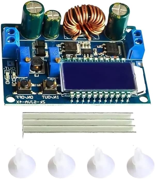 Buck-Boost Input, Output, Step-Up Justerbar Konverteringsmodul LCD Voltmeter Ammeter, 5.5-30V 0.5-30V 35W Strøm, Step-Down Spændingsregulator til Industriel