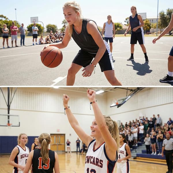 Justerbart basketballarmbånd, gave til mænd og kvinder
