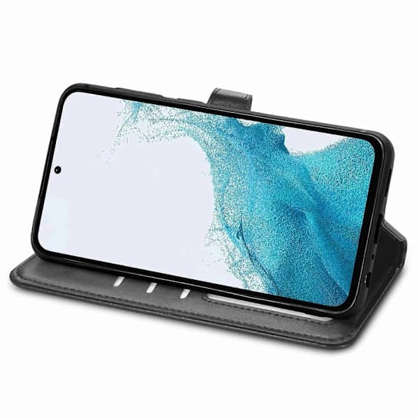 (pow yeah!) For Samsung Galaxy A56 5G Case Leather Wallet Case with Stand and Wrist Strap - Green Black Multicolor