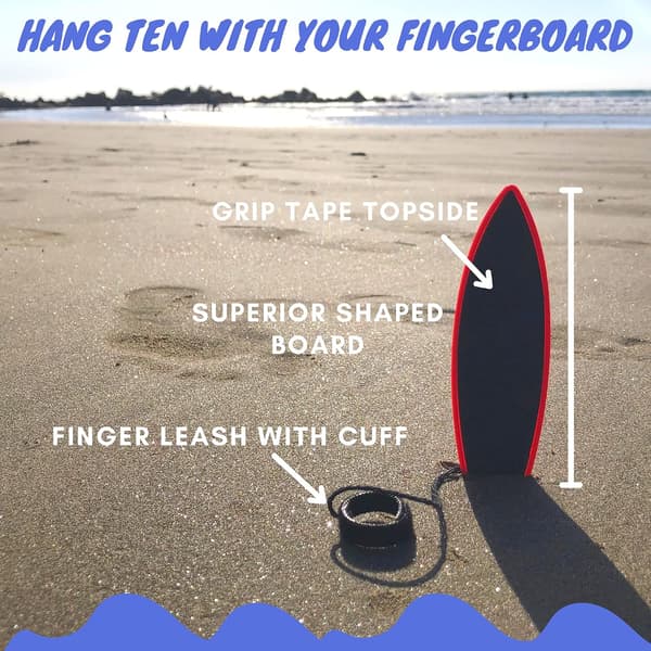 Finger Surfboard - Stilig fingerboardleke - Surf vinden -