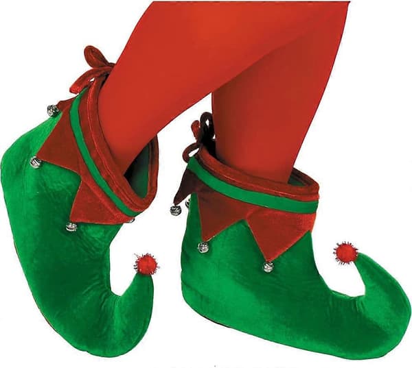 Julemandssko til voksne fra Party City