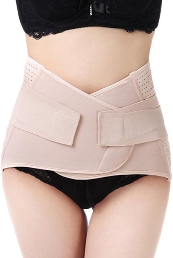 Elastisk postpartum-belte for kvinner 95 cm justerbart postpartum-belte graviditetsbelte midjestøttebånd slankegjørdel slankekorsett