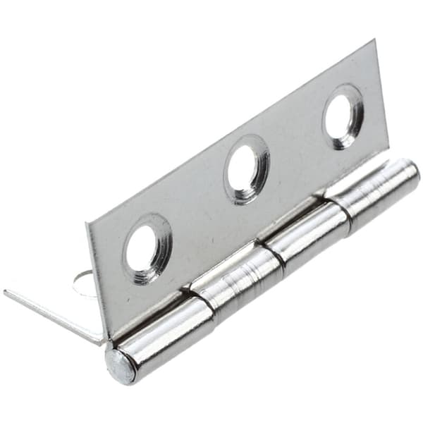 SODIAL(R) 2 stk rustfrit stål 2 tommer 4,4x3,1 cm skabsdørhængsel hardware
