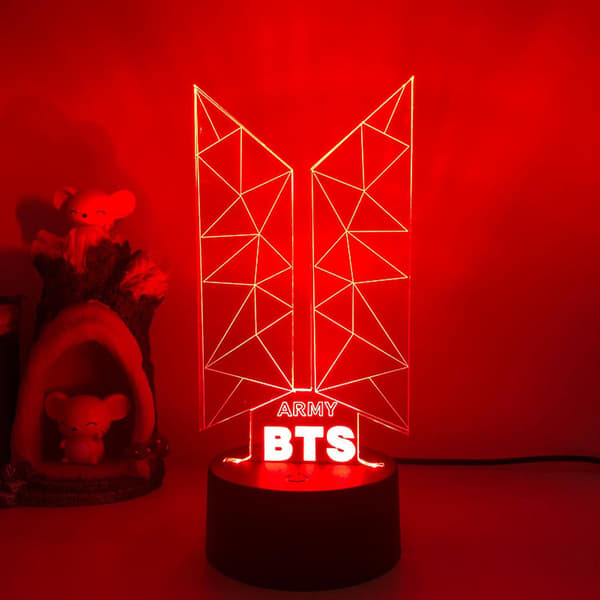 3D LED Natlampe BTS Sanger Ungdomsliga 3D
