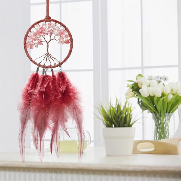 Dream Catcher Small Handmade Feather Dream Catcher Car Decoration