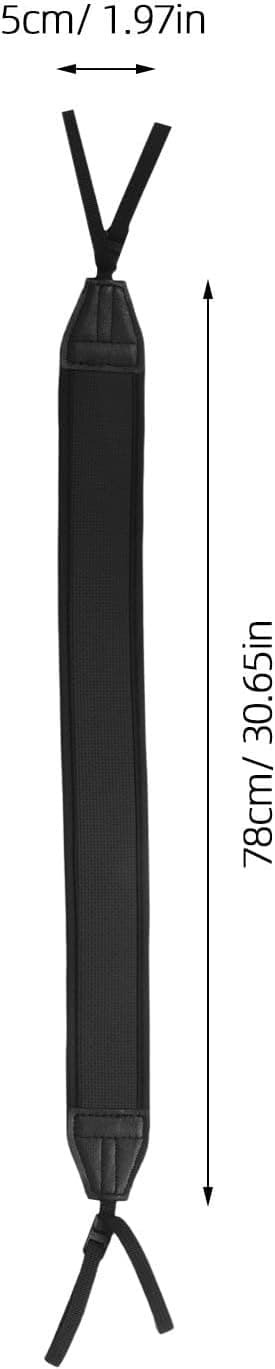 Kamera Svart Slingrem Stötsäker Hals Justerbar 5st Pu-skum