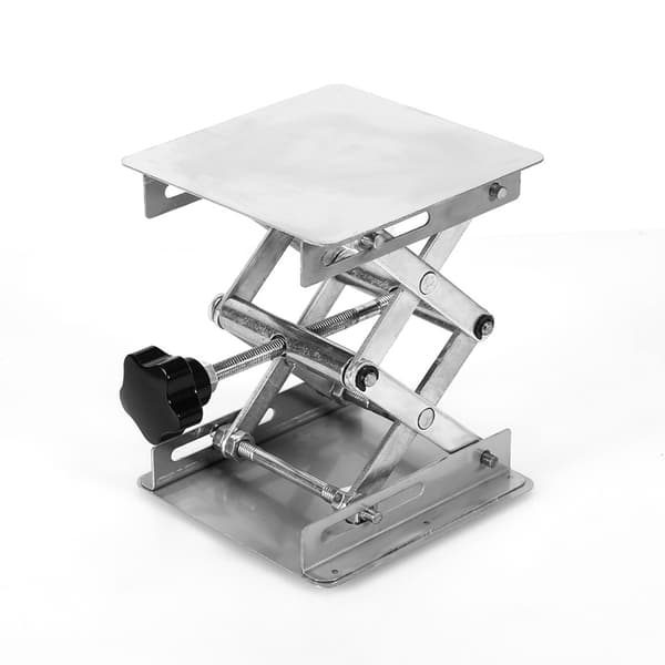 Laboratorielift Løfteplatform Stativ Saks Rustfrit Stål 100X100mm