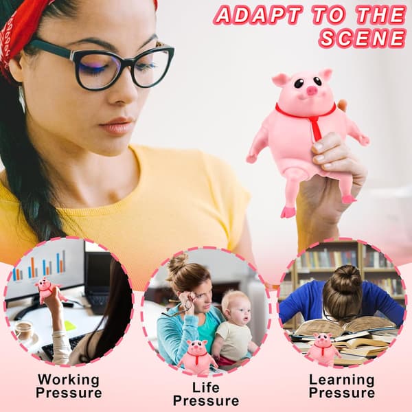 15*15 cm Gris Squeeze Ball Legetøj, Anti Stress Gris Squeeze Ball Legetøj,