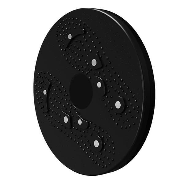 Midje Twist Disc Magnet Slankende Massage Træningsudstyr Hjemmekontor Sort