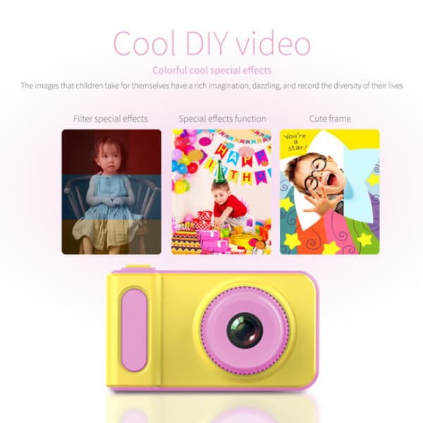 Rosa 1080P minivideokamera valokuvausopetuslelu 2 tuuman auto