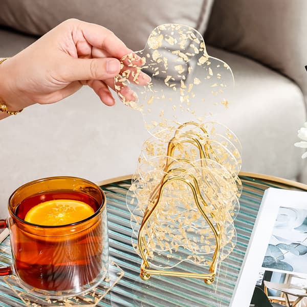 Coasters for household use coffee teapot food restaurant bar coasters 3pcs 3pcs