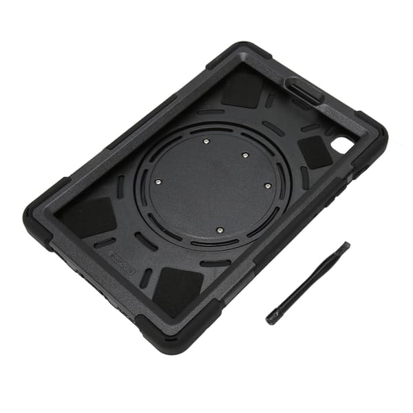 Shockproof Tablet Case Tablet Protective Shell with Hand Strap, Stand, Shoulder Strap for Tab A7 Lite 8.4 inch for T220 T225 Black