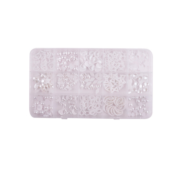 DIY Nail Pearl Decorations Set